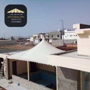 برجولات القماش للحدائق وأنواعها 