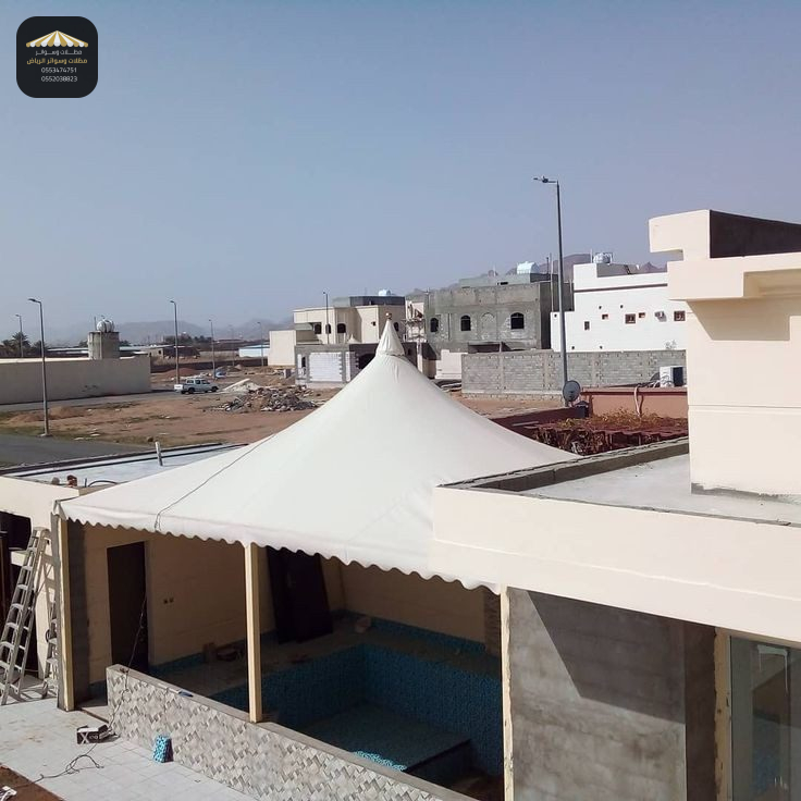 برجولات القماش للحدائق وأنواعها