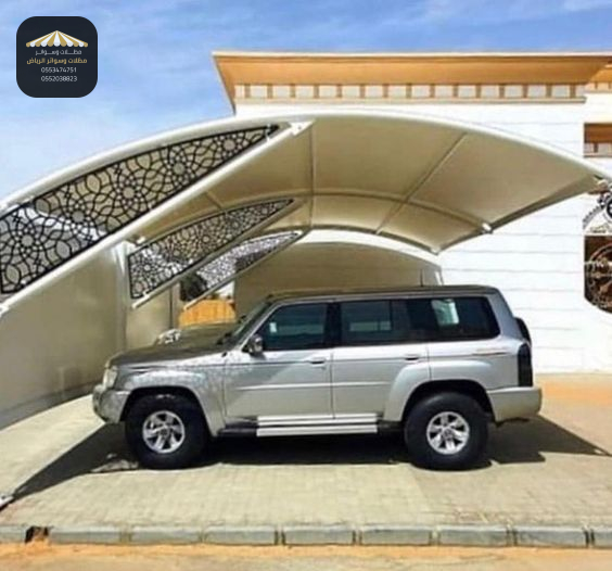 تركيب مظلات سيارات حديد مودرن