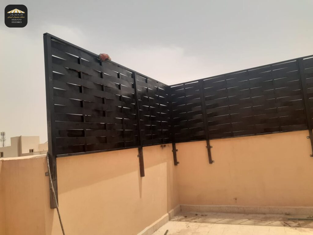 تركيب سواتر حديد مجدول او شرائح بالرياض