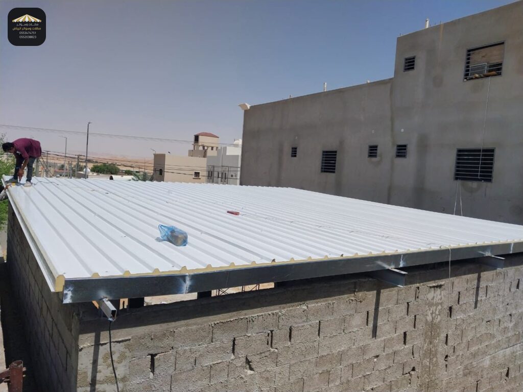 خطوات تركيب الساندويتش بانل